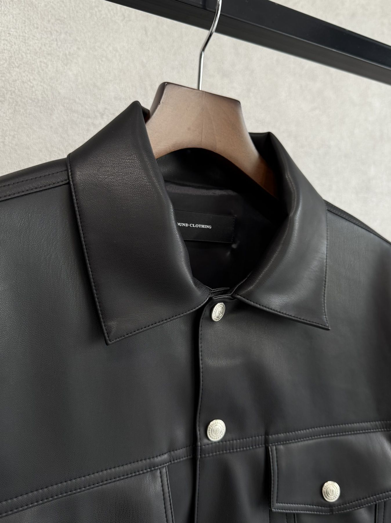 LEATHER OVER 3RD G / RC37-JK-006 / エコレザー3RD型Gジャン / ブラック