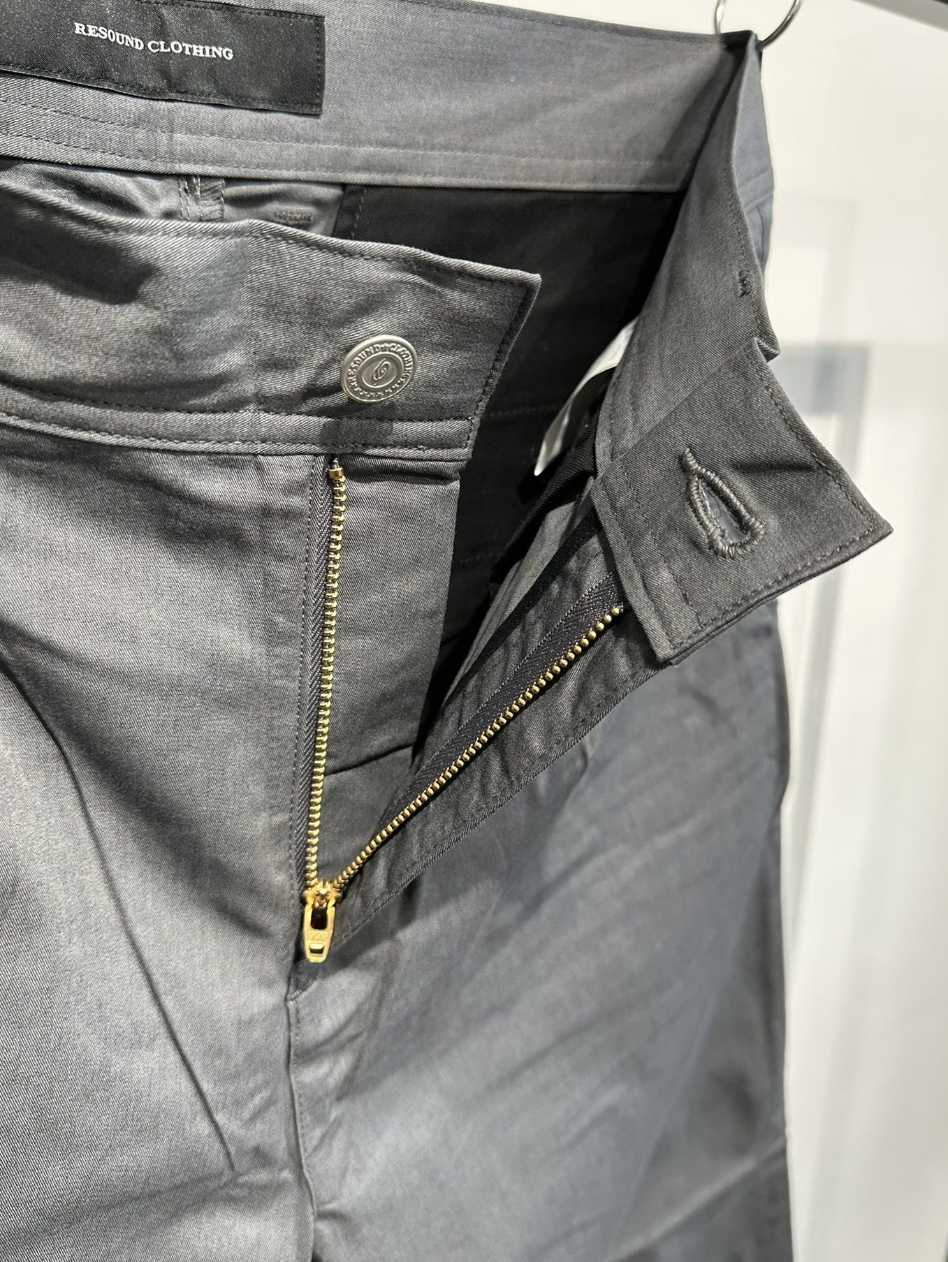 WIDE TUCK PT / RC12-ST-003 / コットンナイロンワイドタックパンツ / グレー※