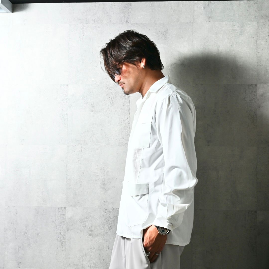 GUAYABERA SHIRTS / DP1-SH-002 / キューバシャツ / ホワイト (3月中旬入荷予定)
