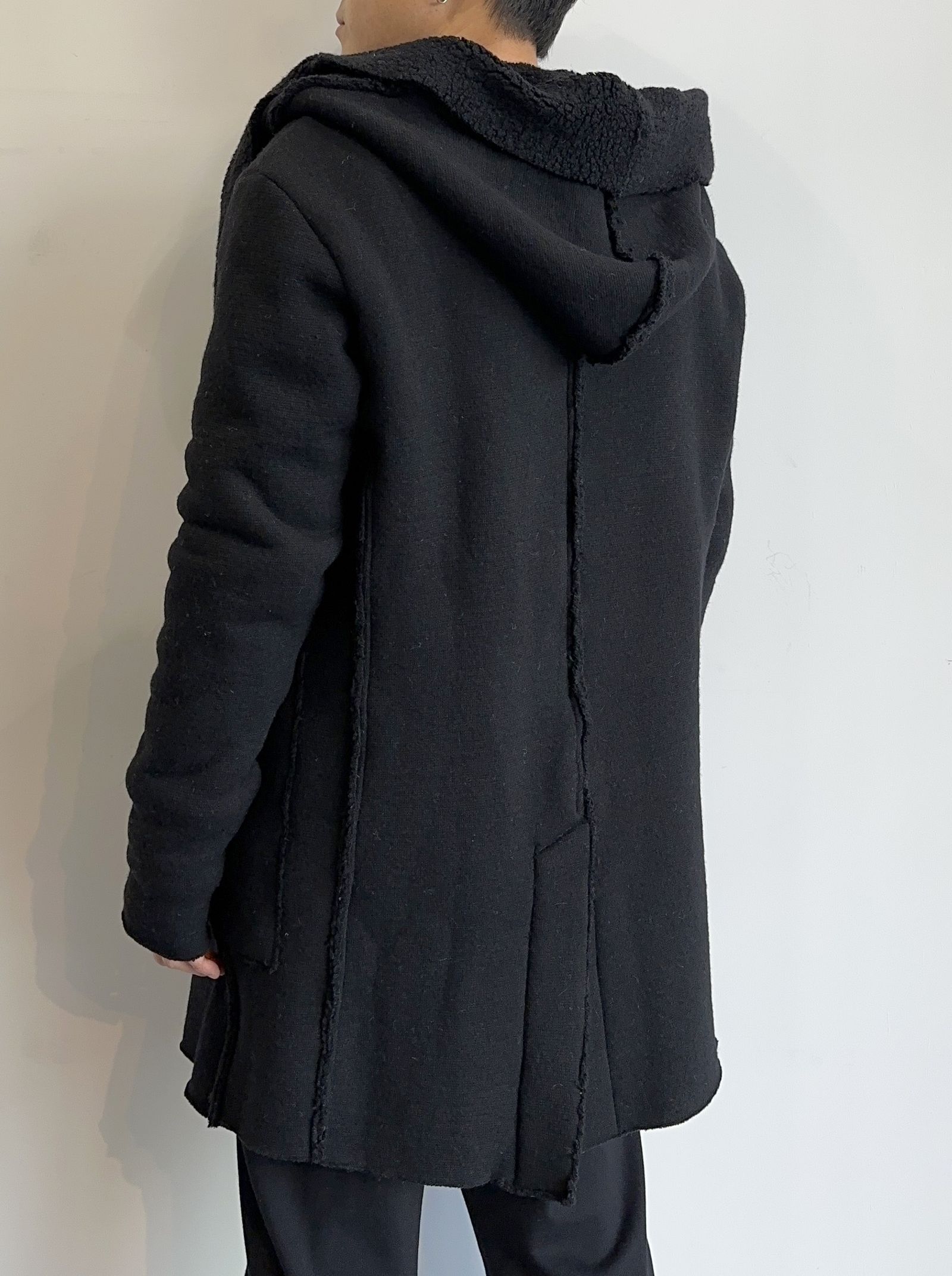 BOA HOODIE COAT / RC30-C-007 / ボアフーディーコート / ブラック