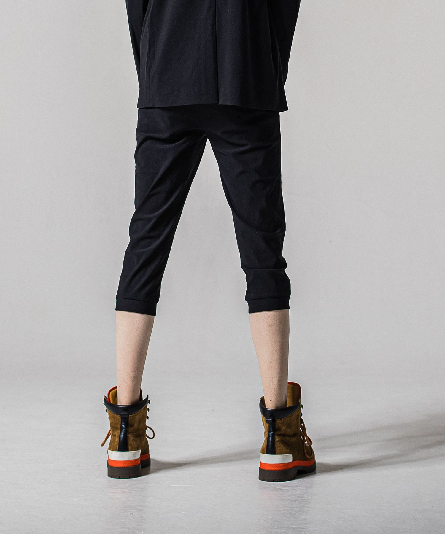 RE CROPPED PT / RC39-HP-002 / ナイロンクロップドパンツ / ブラック (4月上旬入荷予定)