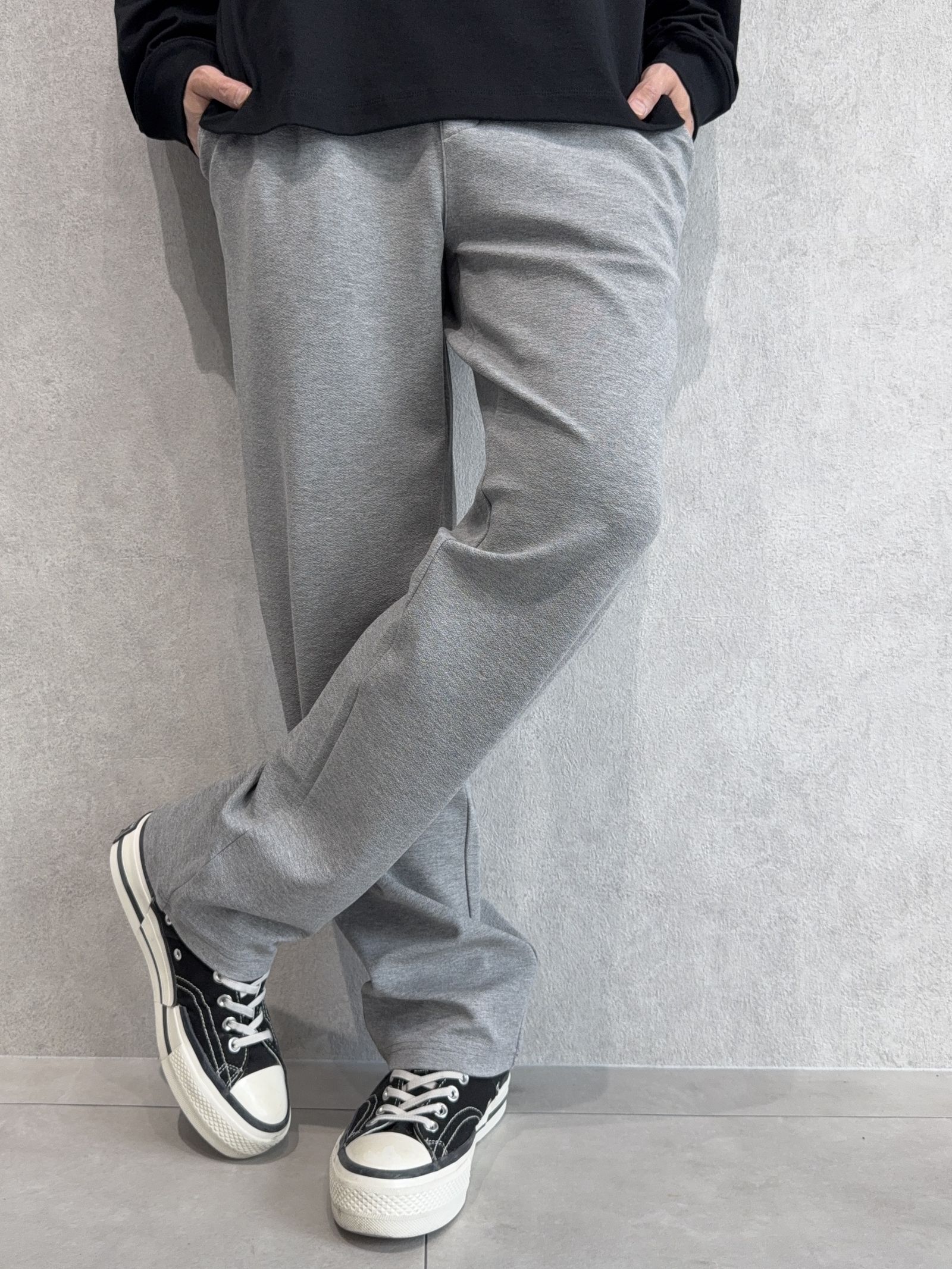 CHRIS EASY WIDE TUCK PANTS / RC41-ST-016WT / セミワイドタックパンツ / ブリスターグレー