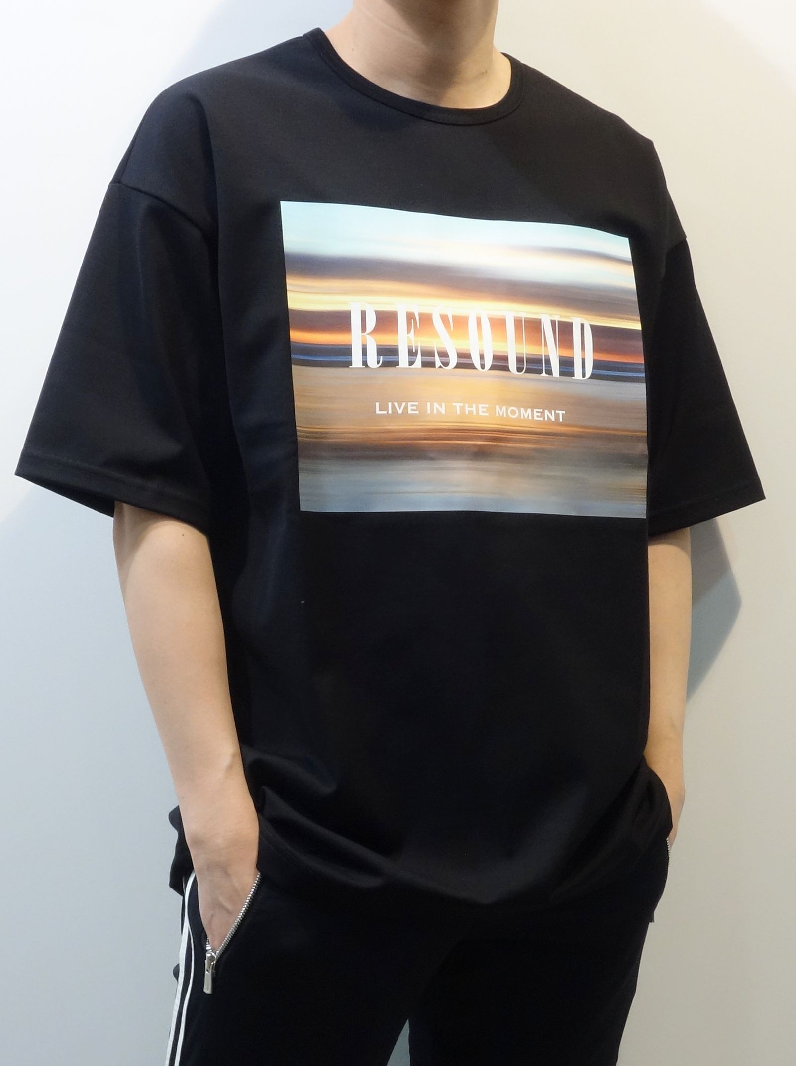 WEST BEACH PHOTO LOOSE TEE / RC23-T-002 / フォトプリントビッグTシャツ※