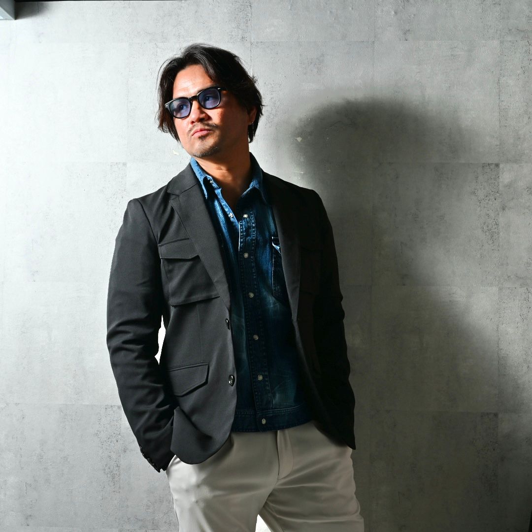 PS-65 JACKET / DP1-JK-002 / ミリタリーテーラードジャケット / ブラック (2月中旬入荷予定)