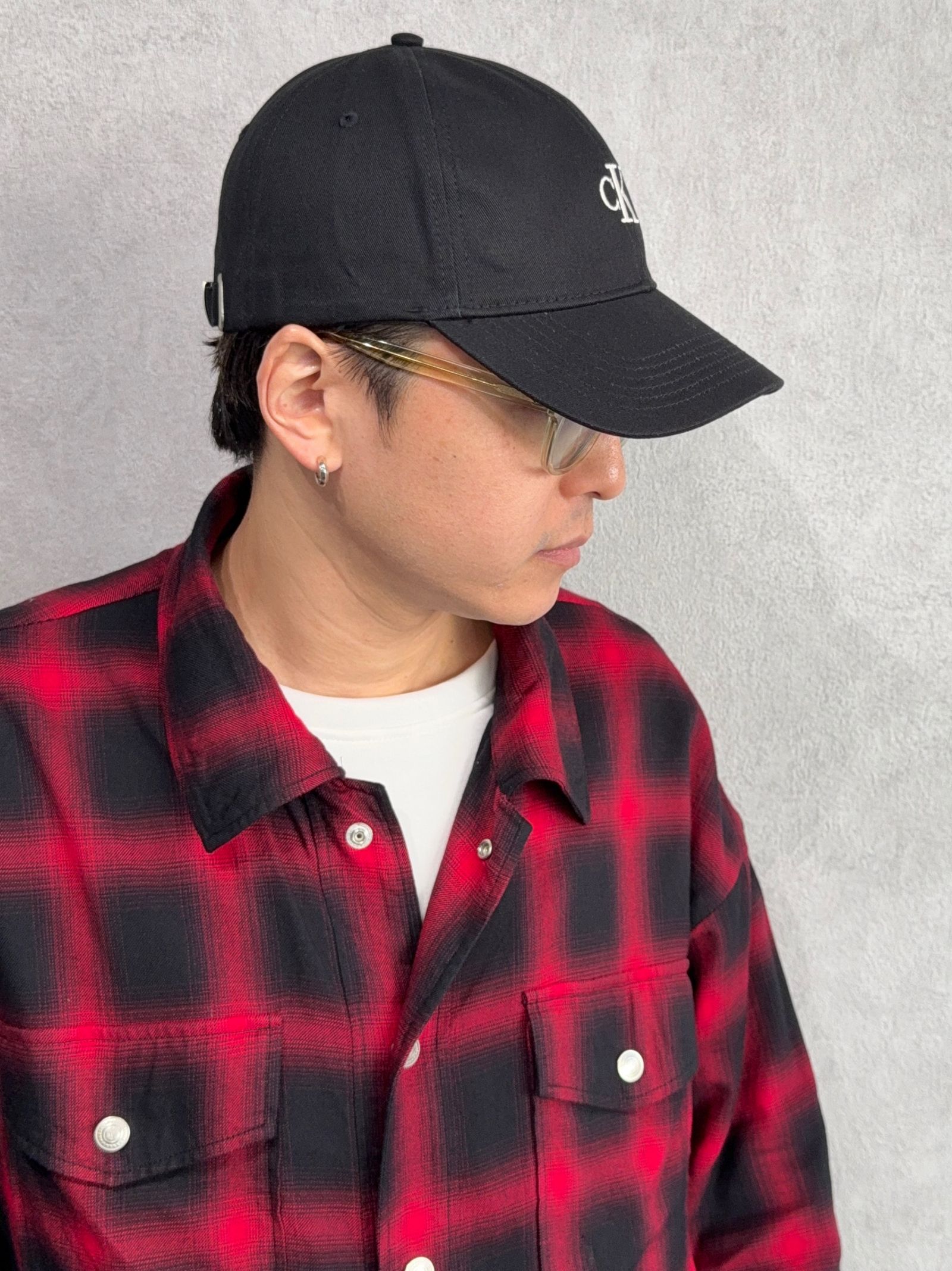 6パネルスモールモノグラムベースボールキャップ / 4G5002G / UB1(ブラック)