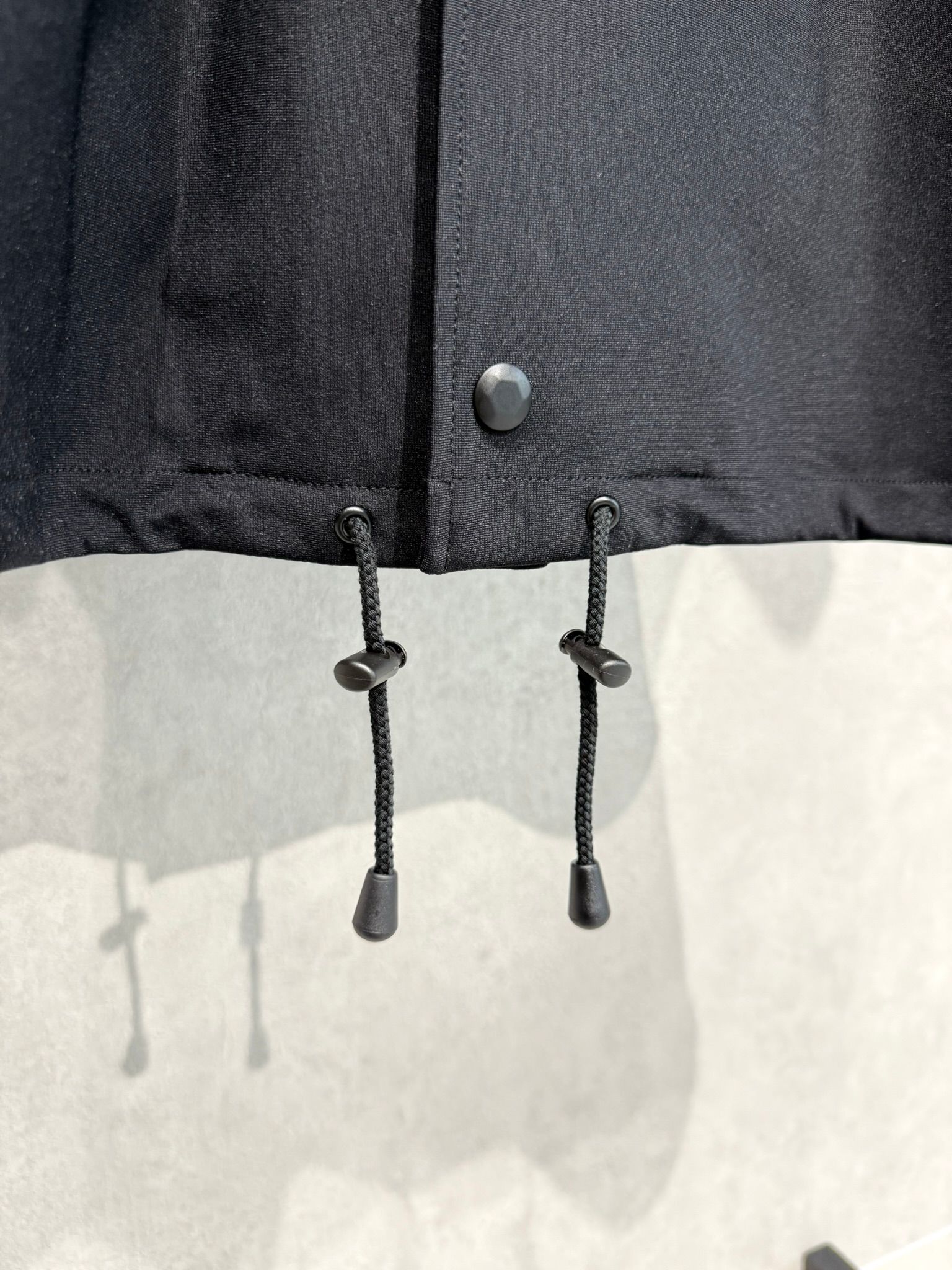 NYLON HALF COACH JACKET / RC36-C-002 / 半袖ナイロンコーチジャケット / ブラック
