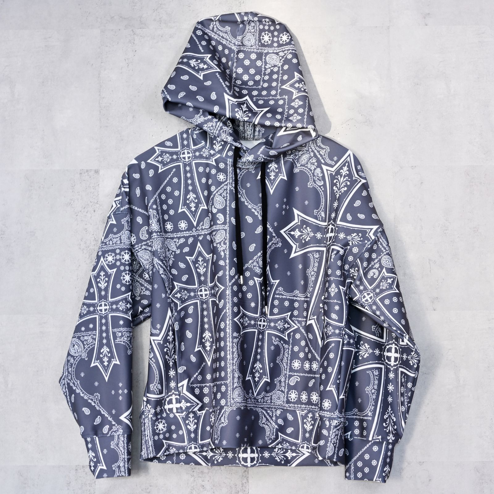 OVER HOODIE / RC42-C-011 / プルオーバーパーカー / クロスグレー (1月上旬入荷予定)