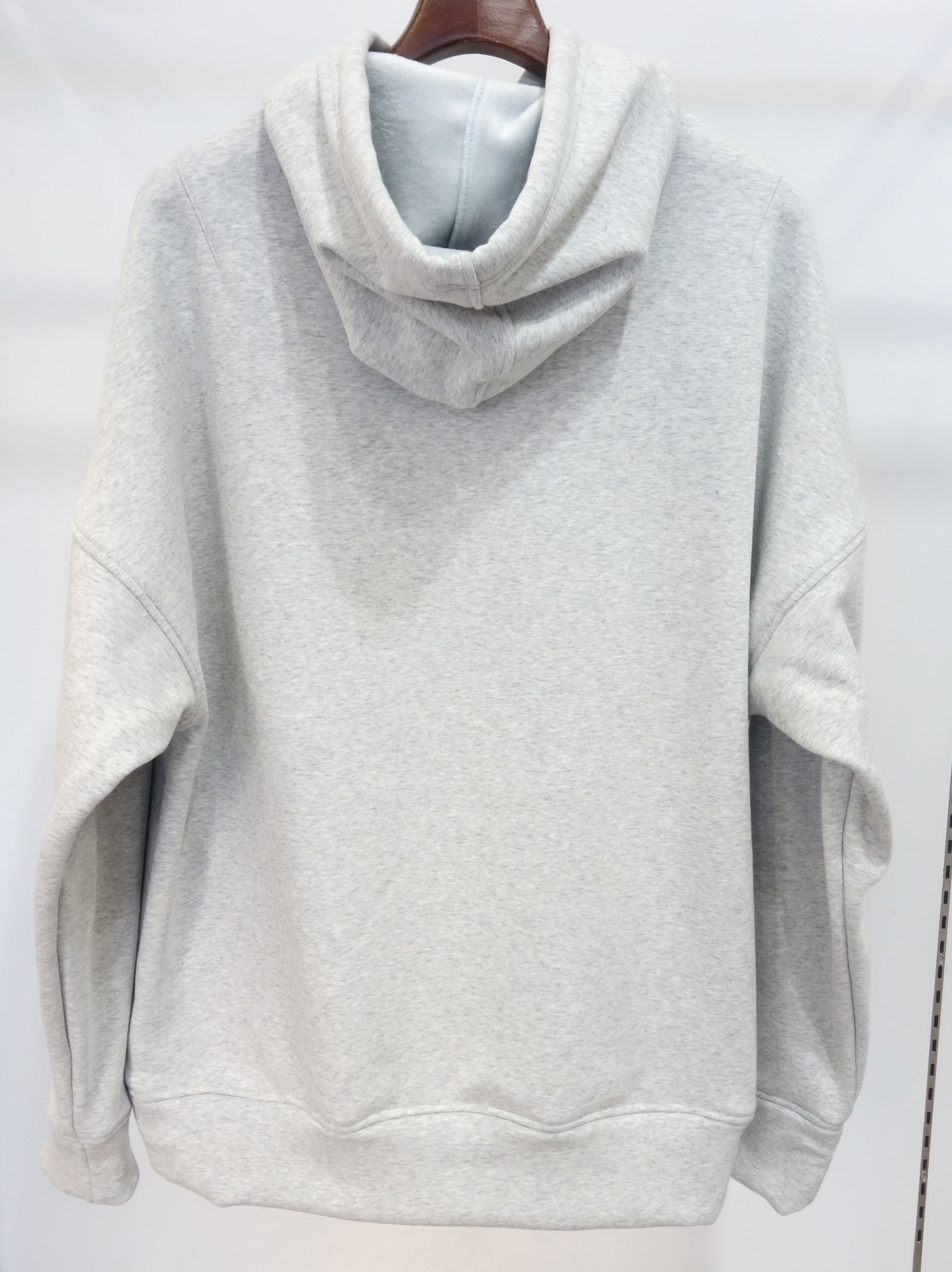【コラボモデル第4弾】 BOX LOGO BOA FLEECE LOOSE HOODIE / RC18-C-009 / オーバーサイズパーカー / グレー