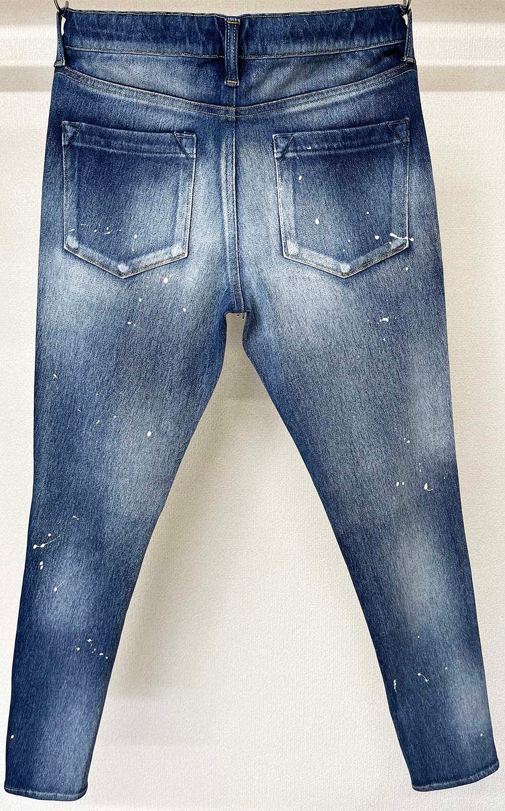BLIND DENIM JERSEY / RC24-ST-019 / デニムジャージスキニーパンツ
