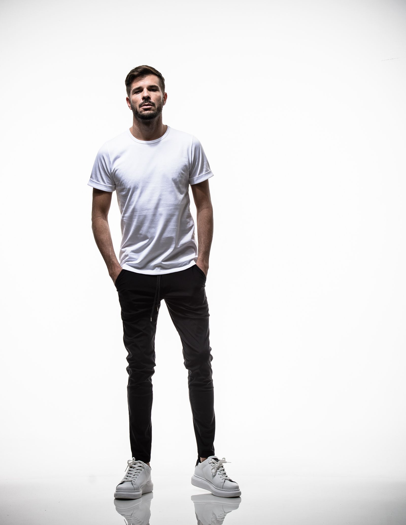 ROLL UP JERSEY TEE / RC19-T-006 / 無地Tシャツ ※