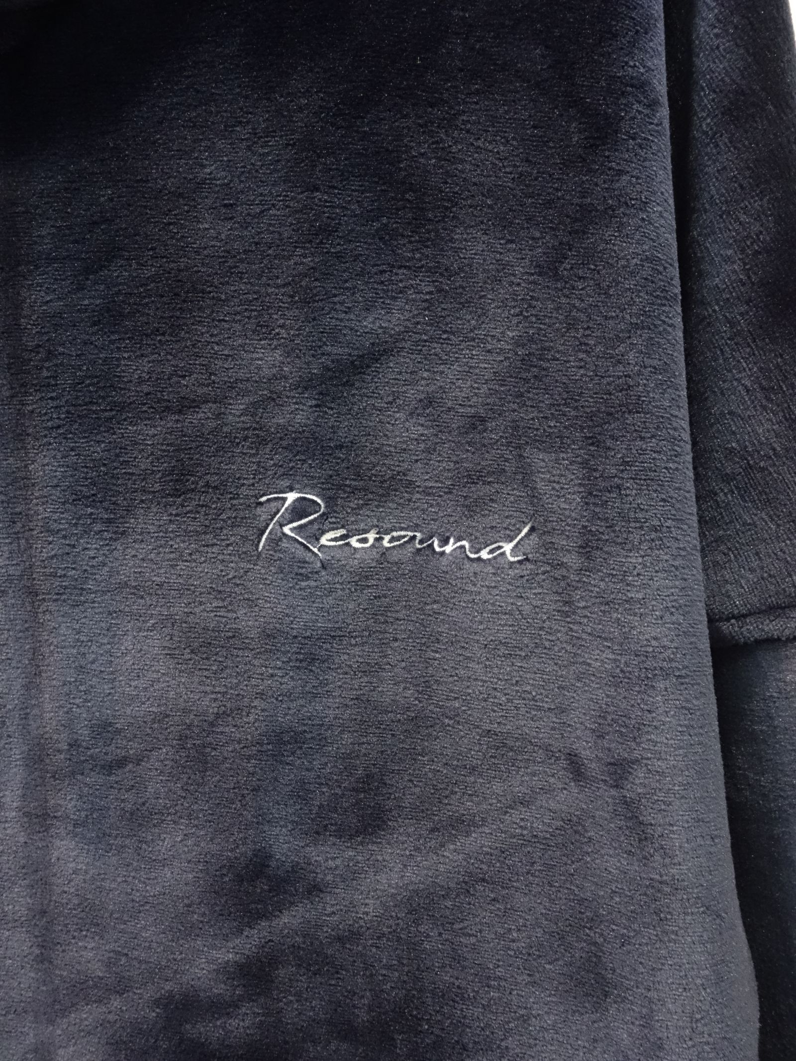 DOUBLE VELOURS FLEECE LOOSE HOODIE / RC22-C-006 / ベロアフリースパーカー