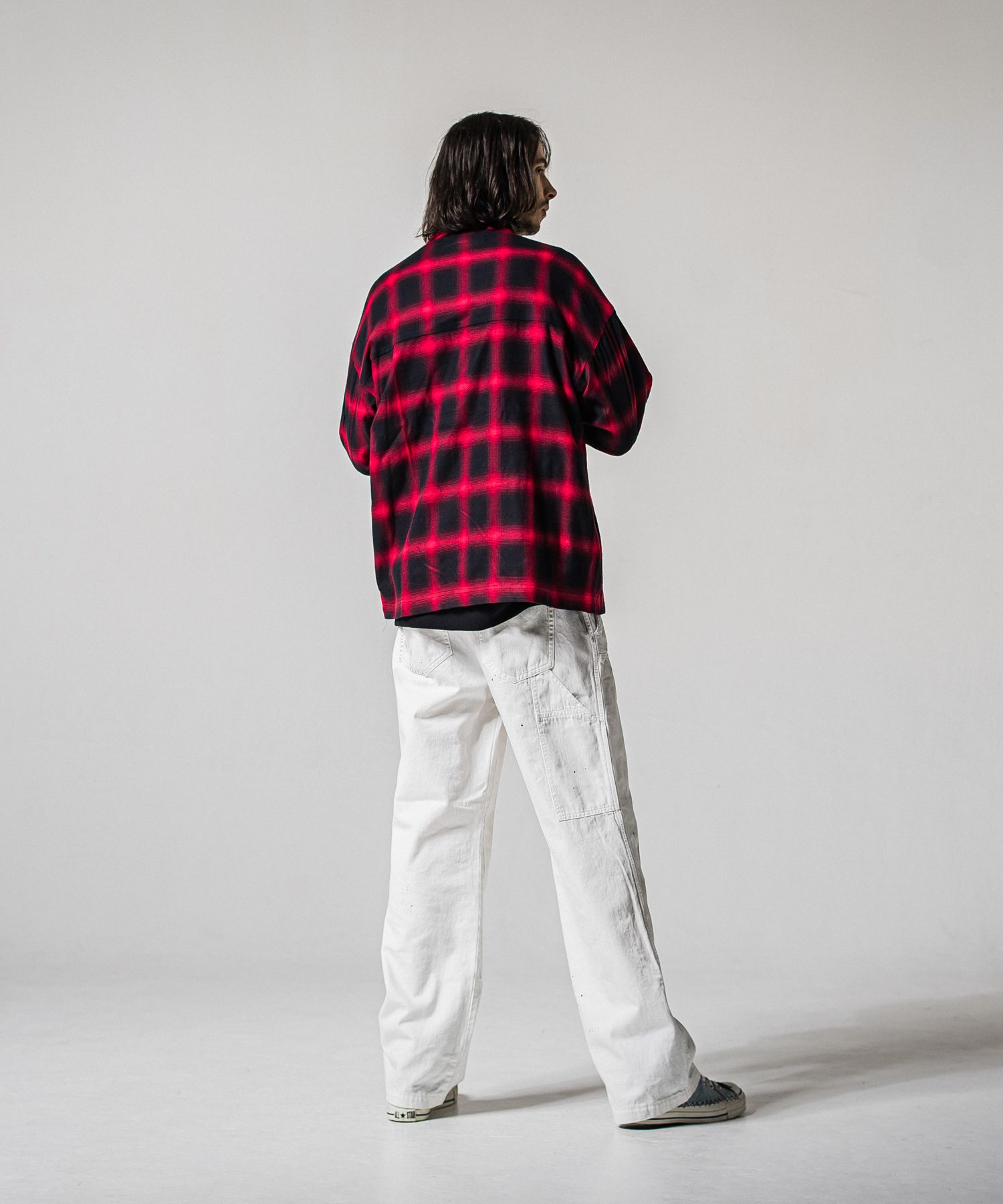 50S CHECK JK / RC39-JK-007C / チェックシャツジャケット / レッド (2月中旬入荷予定)