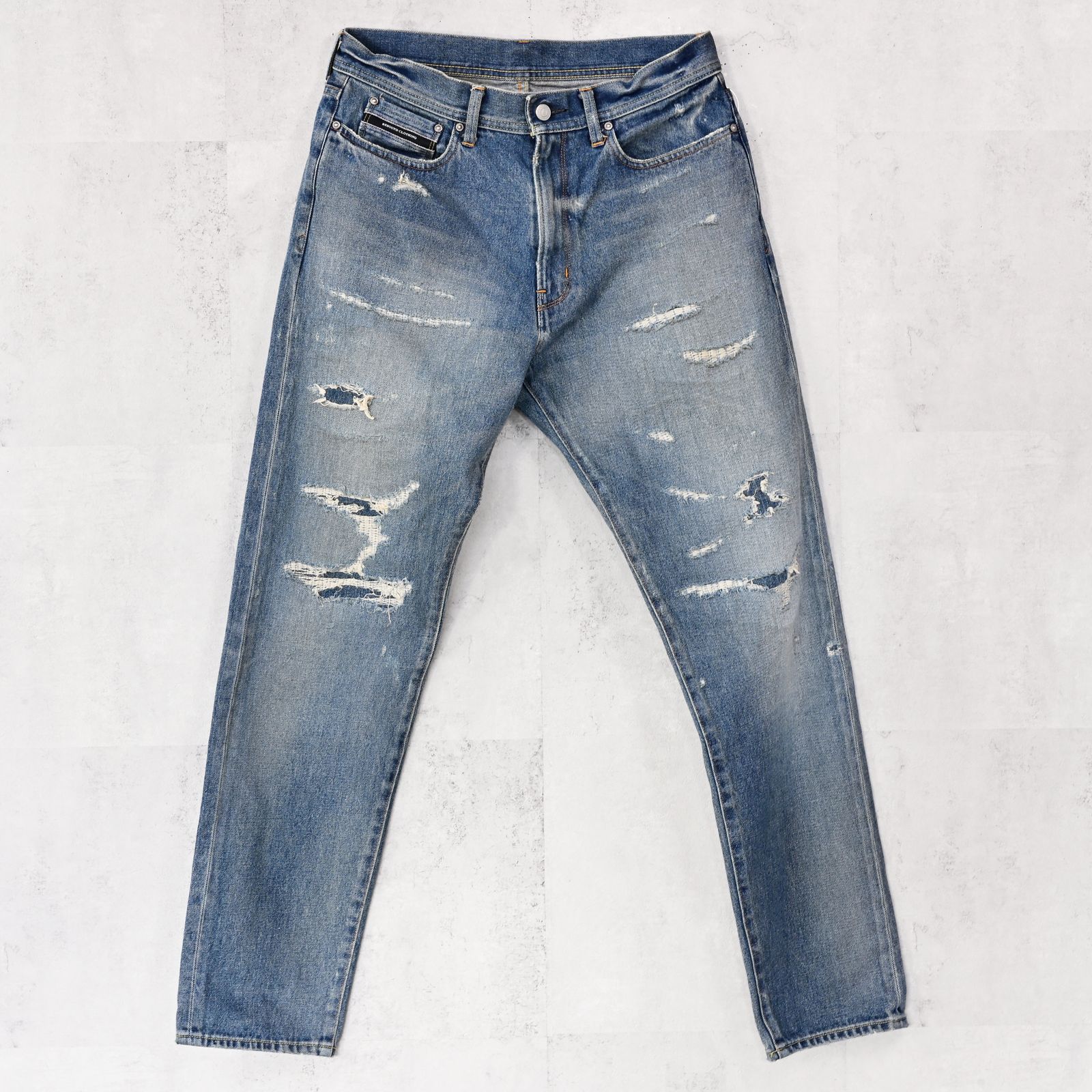 SCOTT JEANSS / RC42-ST-006 / レギュラーテーパードデニムパンツ / インディゴユーズド (12月中旬入荷予定)