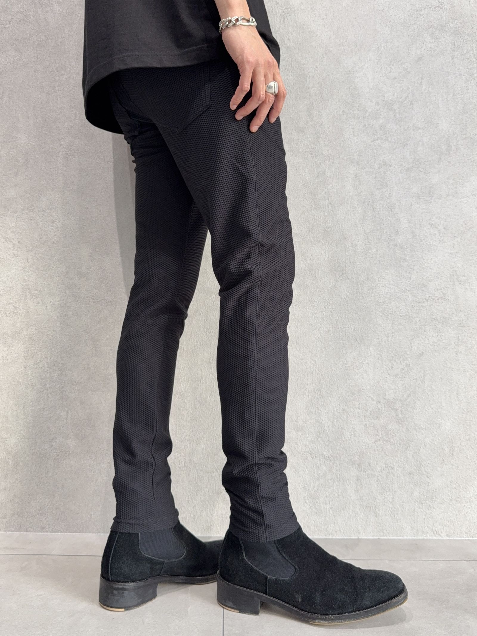 CHRIS EASY TUCK PANTS / RC40-ST-016T / イージータックパンツ / メッシュブラック