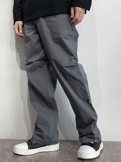 WIDE TUCK PT / RC12-ST-003 / コットンナイロンワイドタックパンツ / グレー※