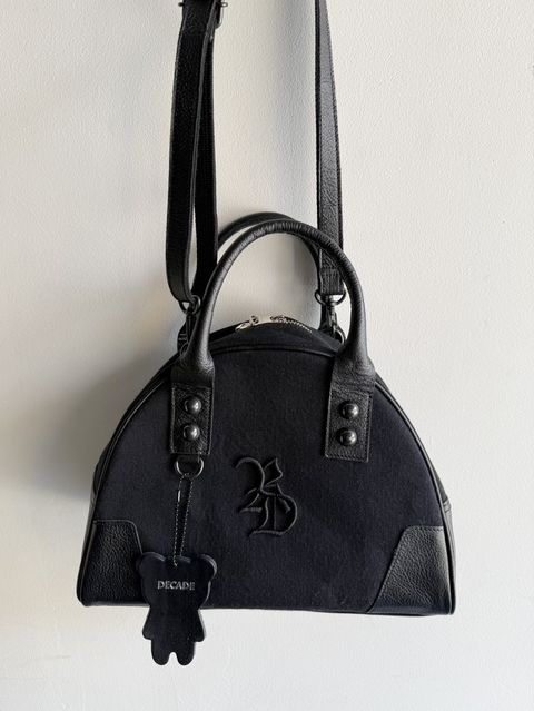 DENIM MINI BOSTON BAG / RC41-BAG-002RD / デニムミニボストンショルダーバッグ / ブラック (8月下旬入荷予定)