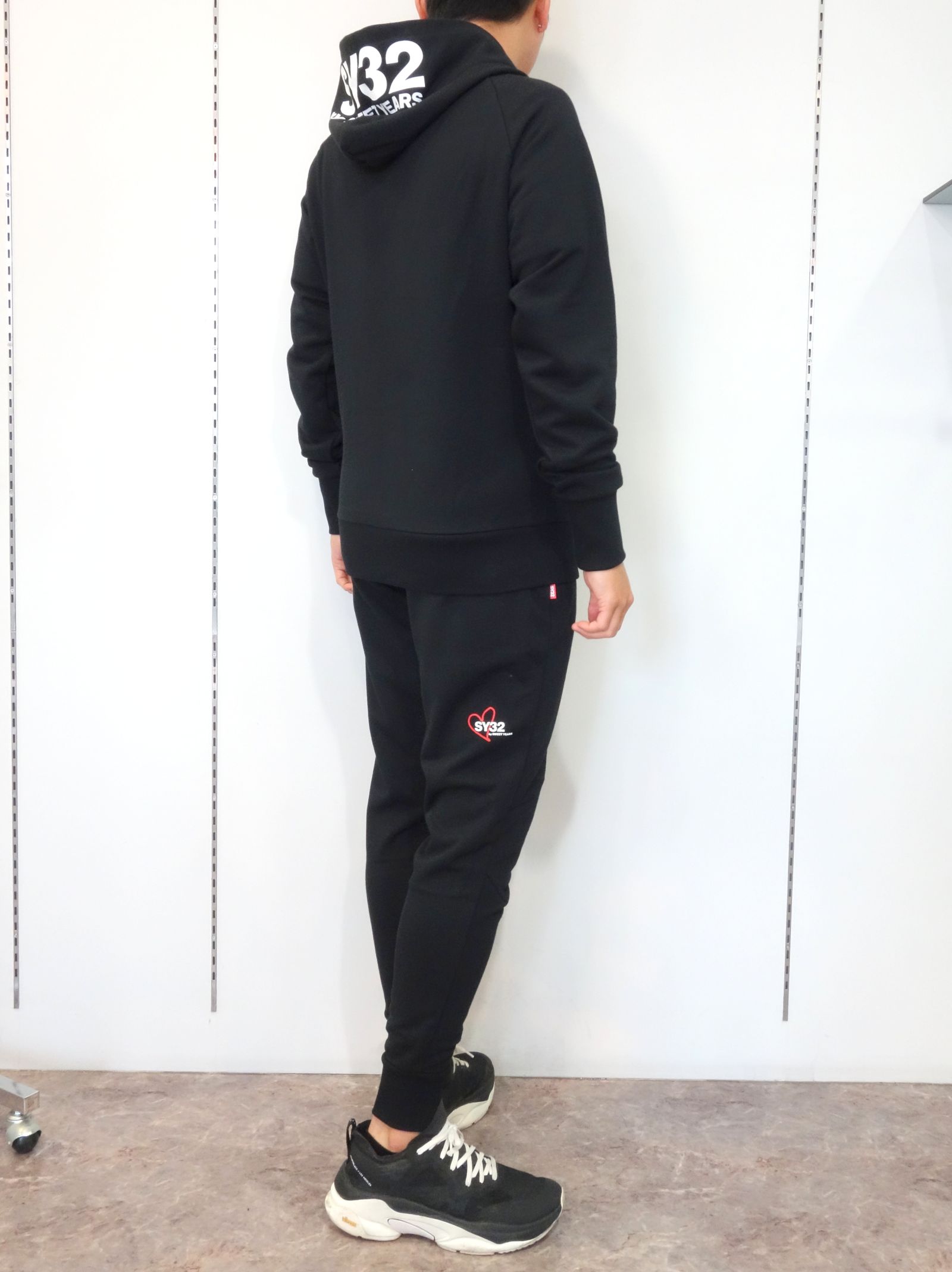 SY32 by SWEET YEARS - BASIC ZIP SWEAT SETUP / TNS1703_2