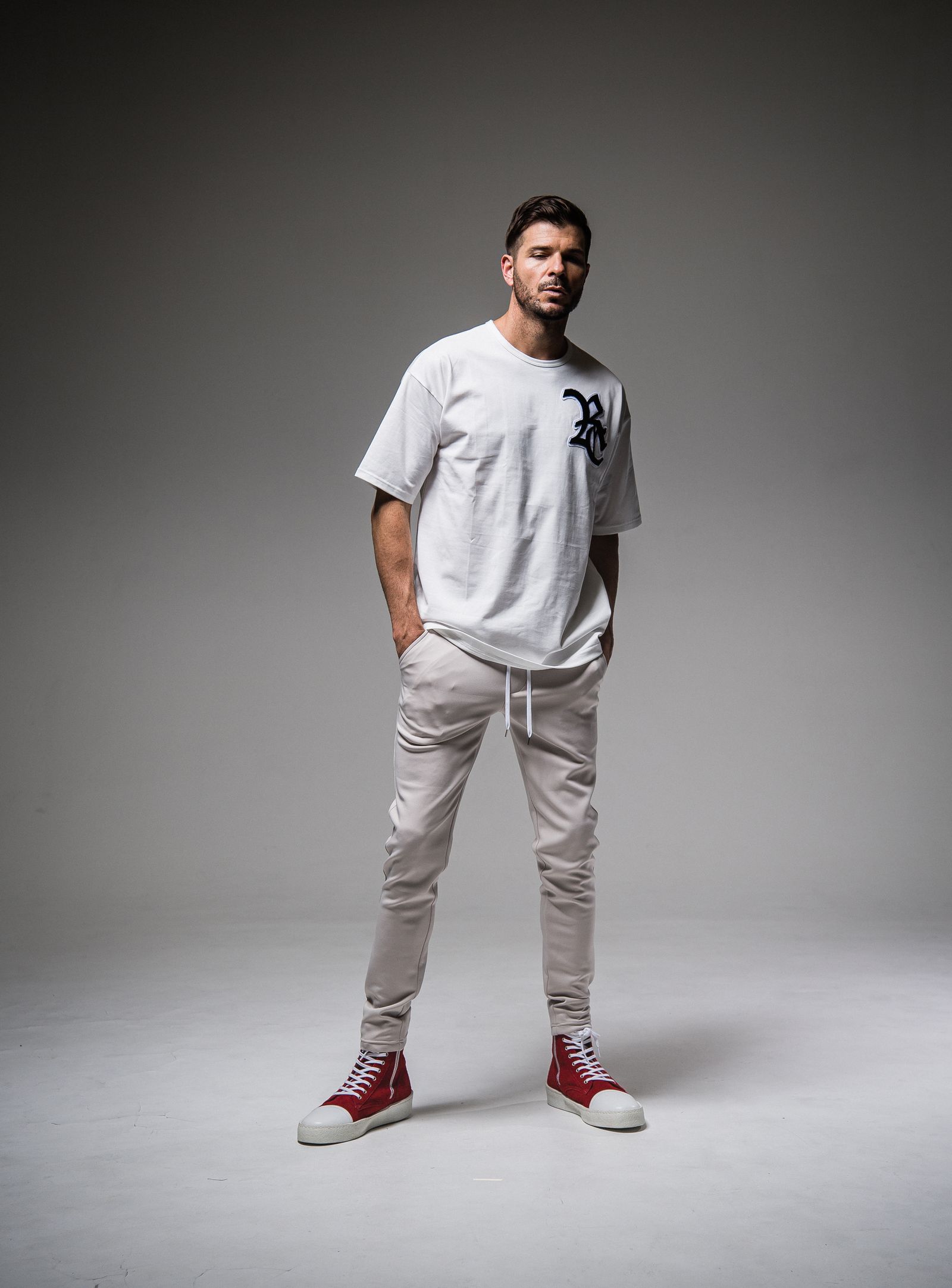RC CHENILLE LOOSE TEE / RC25-T-004 / ビッグTシャツ / ホワイト ※