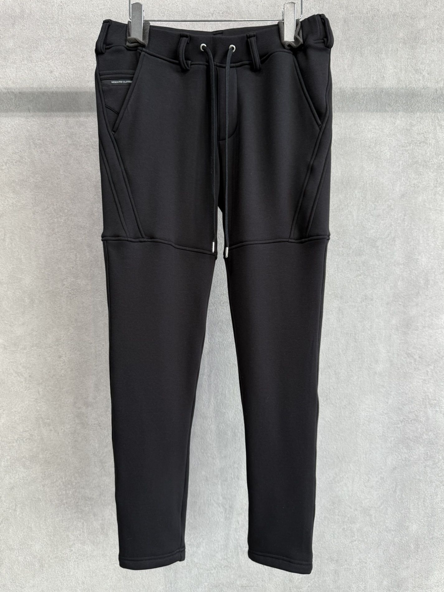 VELOURS FLEECE TYLER PANTS / RC38-ST-026H / 裏起毛スウェットラインパンツ / ブラック