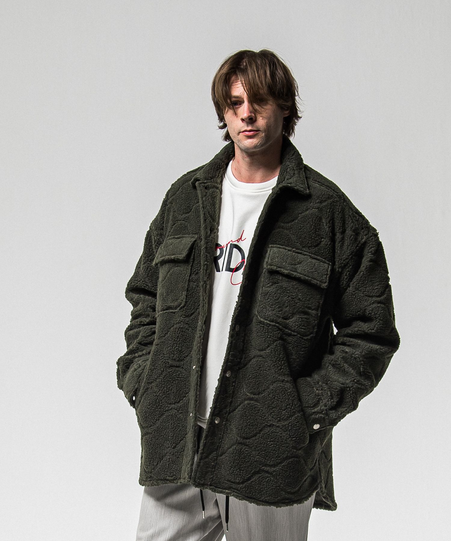CPO BOA SHIRTS JK / RC38-JK-006 / ボアCPOシャツジャケット / カーキ (11月上旬入荷予定)