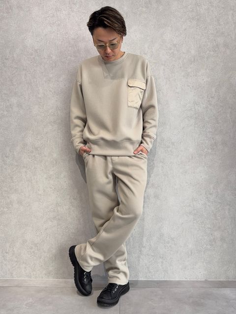 ボリュームと軽さのある高機能あぜ編みジャージセットアップ