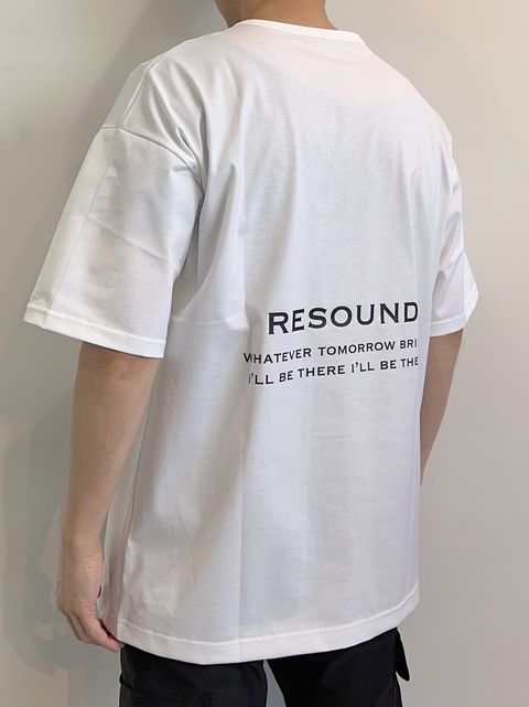 BACK ICON ROGO LOOSE TEE / RC27-T-001 / バックロゴビッグTシャツ / ホワイト※