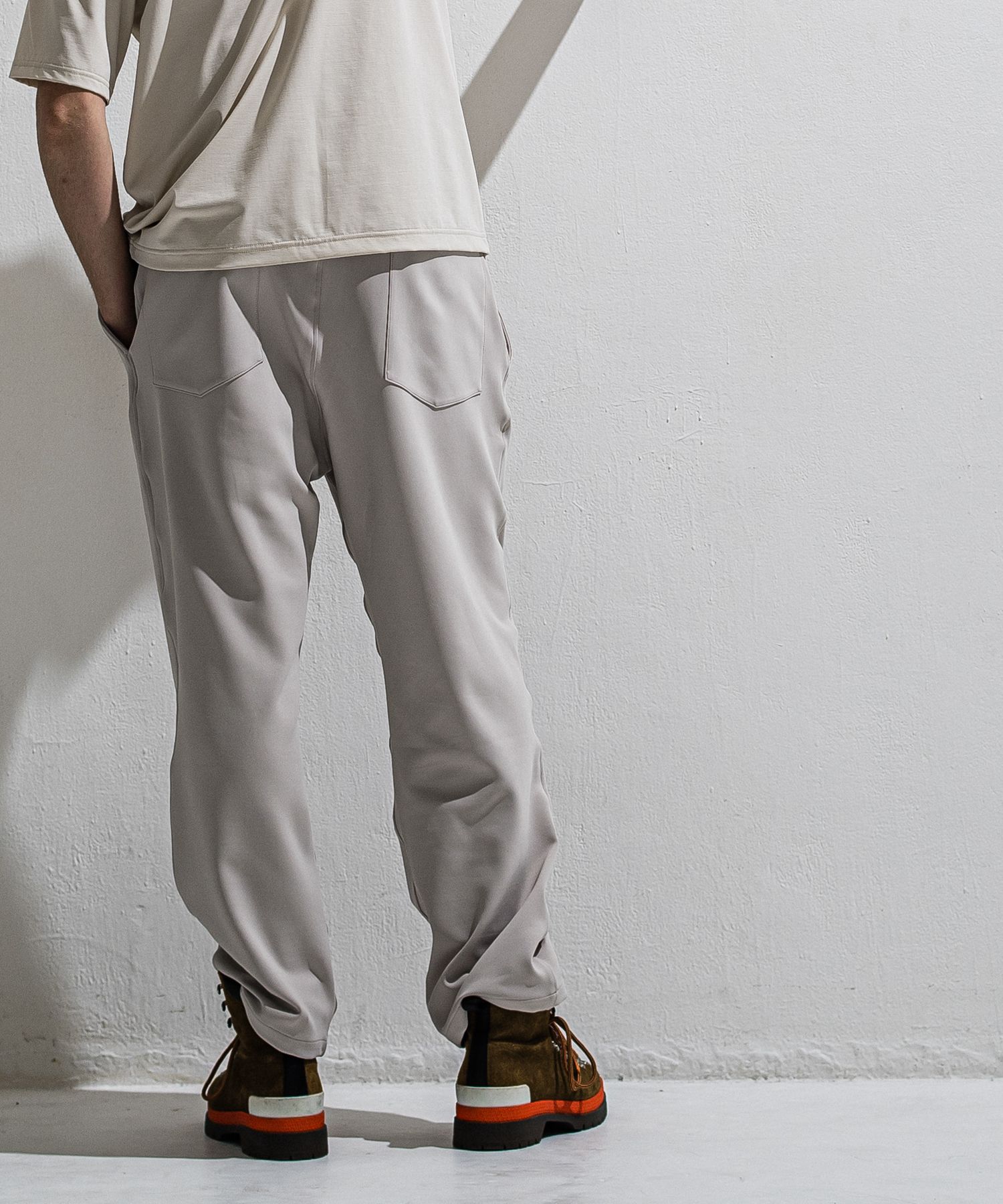 EMILIO DB WIDE PANTS / DP1-ST-003 / ダンボールジャージスーパーワイドパンツ / グレージュ (3月中旬入荷予定)
