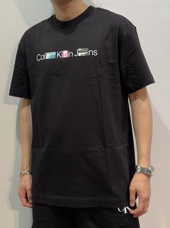 ロゴフォトプリント リラックスクルーネックTシャツ / J325195 / ブラック