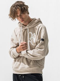 RC VELOURS FLEECE HOODIE / RC42-C-008 / 裏起毛RCロゴプルオーバーパーカー / ベージュ (11月上旬入荷予定)