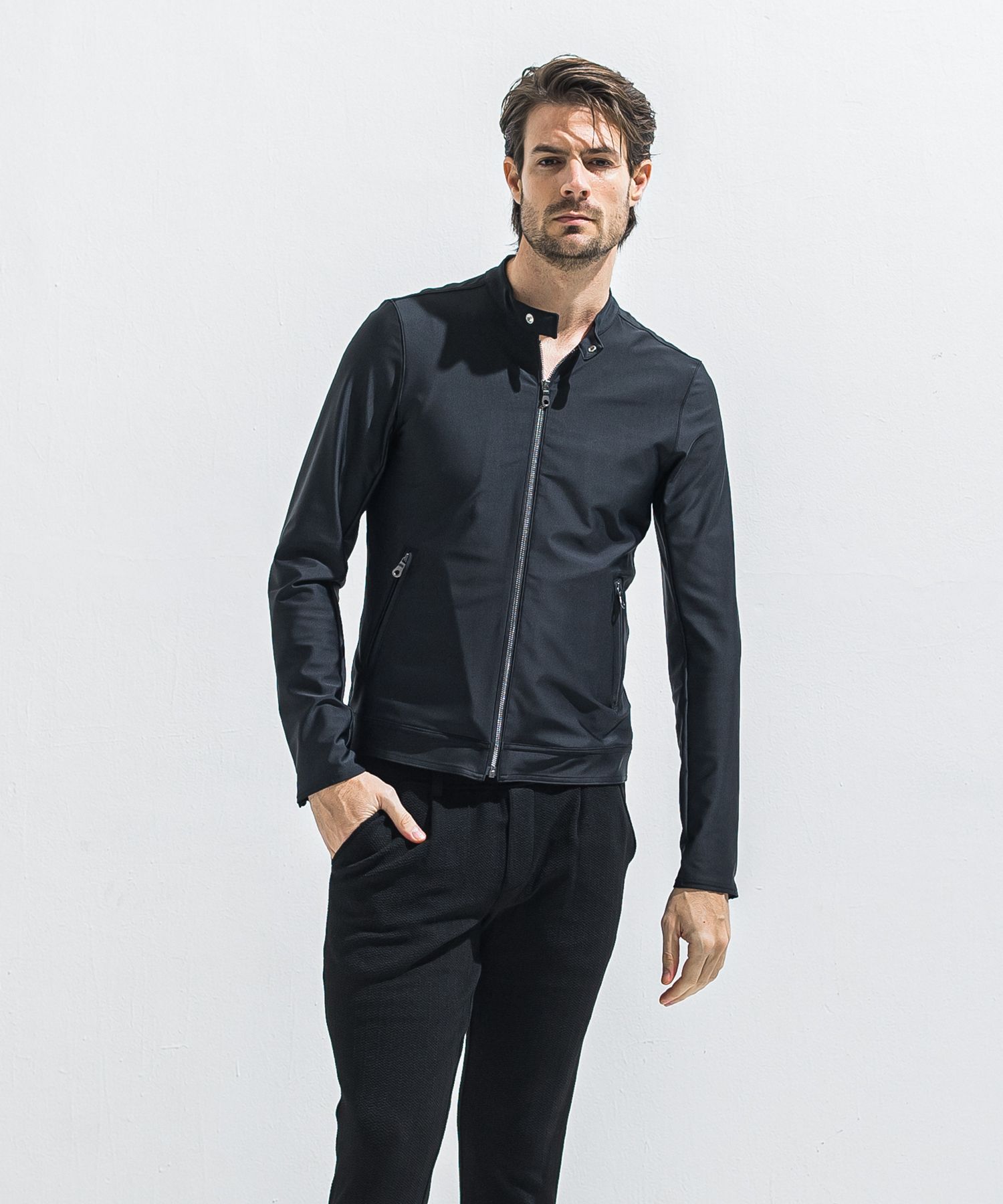 RUSH SB RIDERS / RC40-JK-001 / ラッシュガードシングルライダース / ブラック (5月下旬入荷予定)