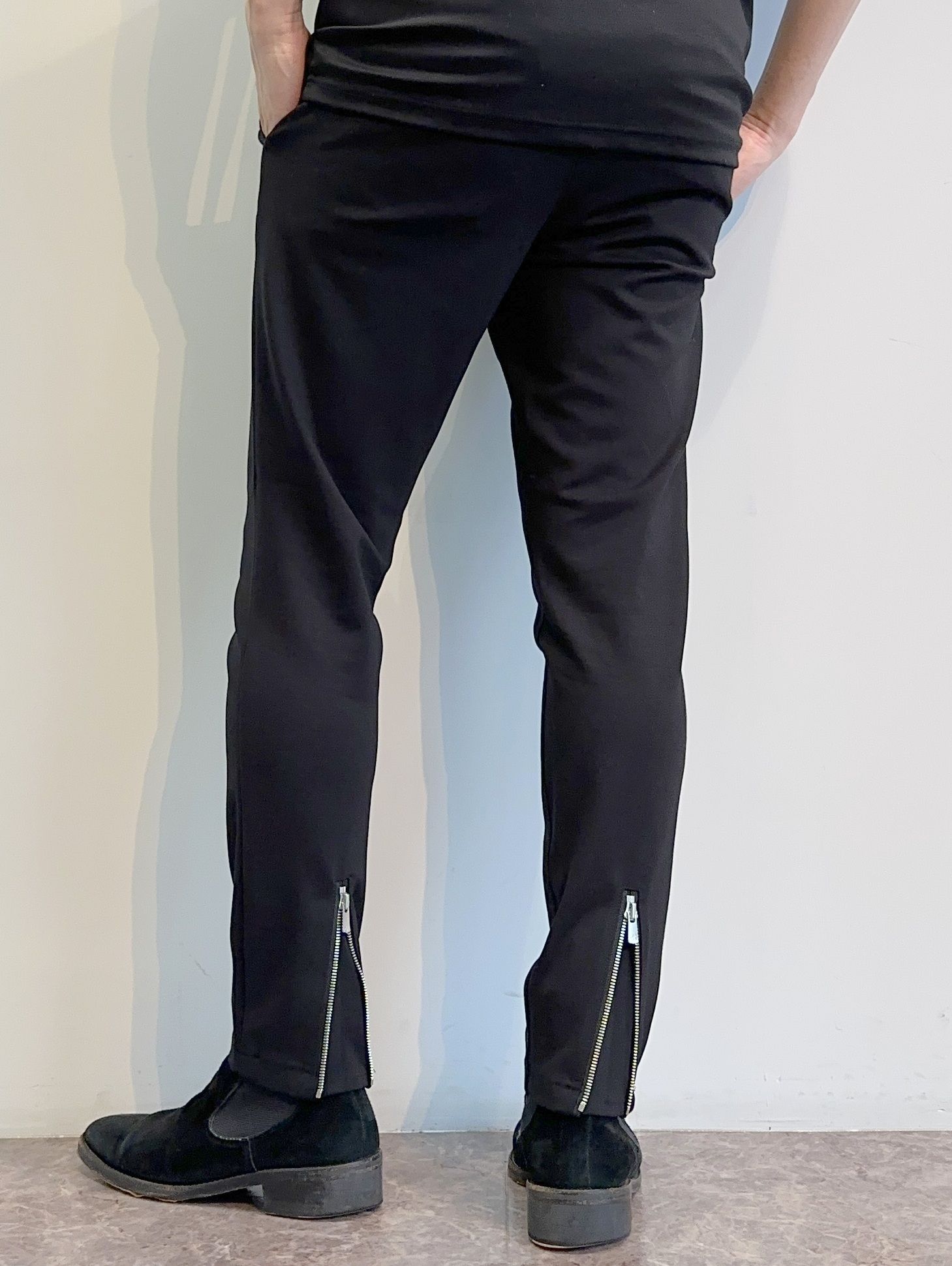 【JOEMONTANA×RESOUND】 ERIC EASY PANTS / RC28-ST-027-J / 裾ジップルーズイージーパンツ / ブラック