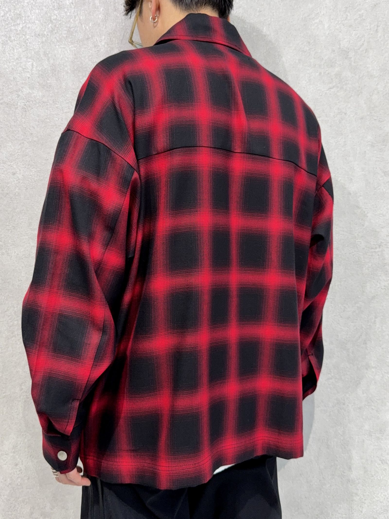 50S CHECK JK / RC39-JK-007C / チェックシャツジャケット / レッド