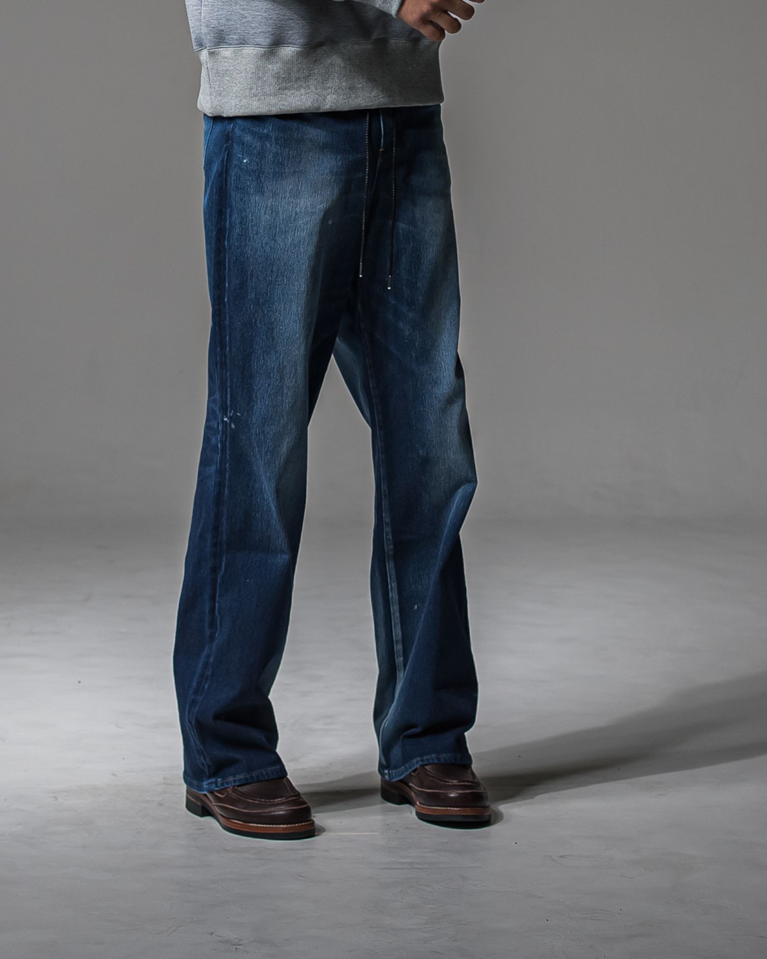 KING DENIM JERSEY / RC37-ST-005 / デニムジャージ バギーワイドパンツ / ダークインディゴ