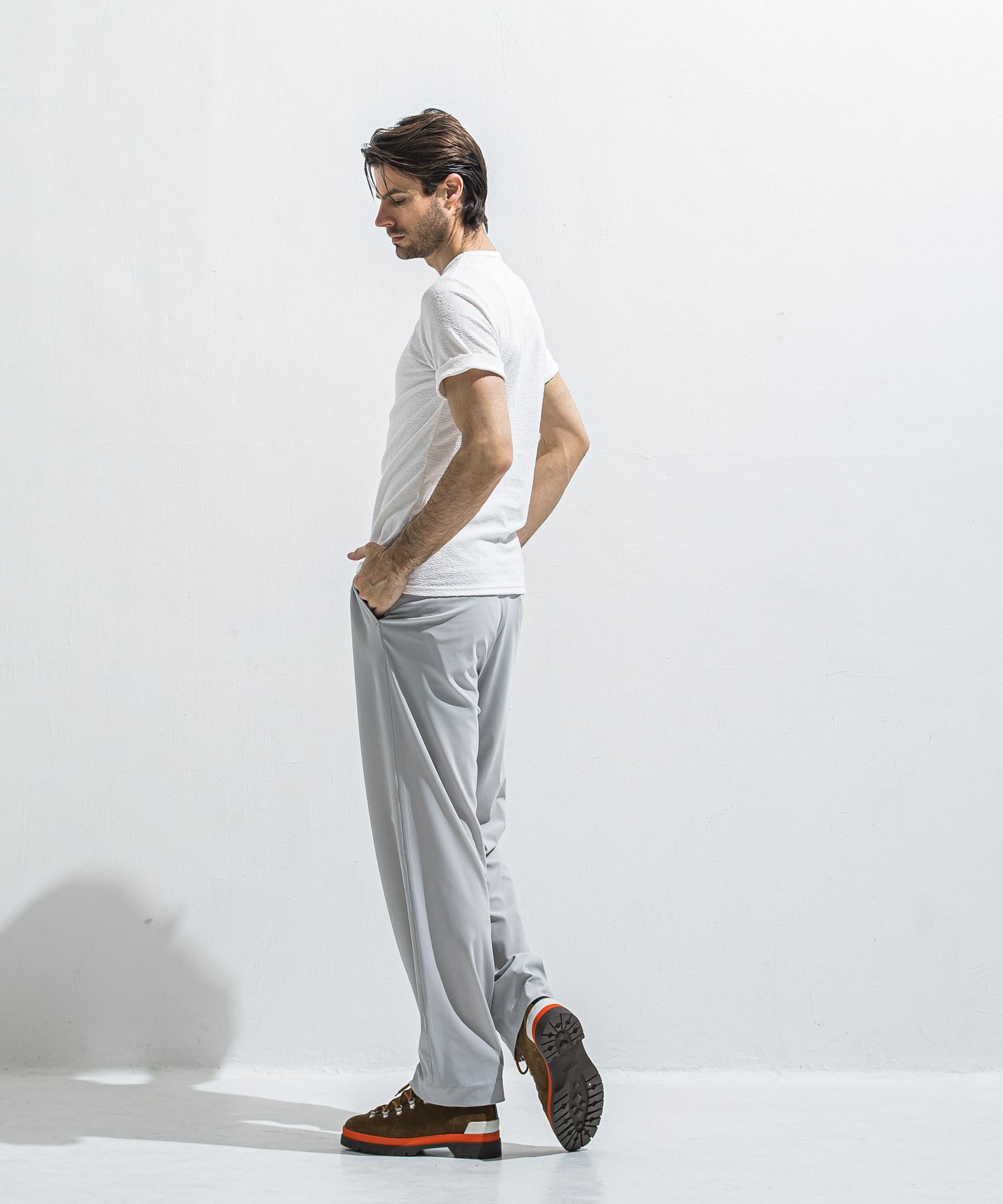 BEN PANTS / RC40-ST-038 / スーパーワイドパンツ / グレー (5月中旬入荷予定)