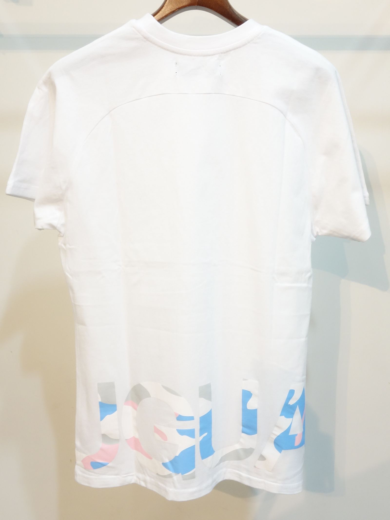 カモ柄ロゴ半袖Tシャツ / ust-22017