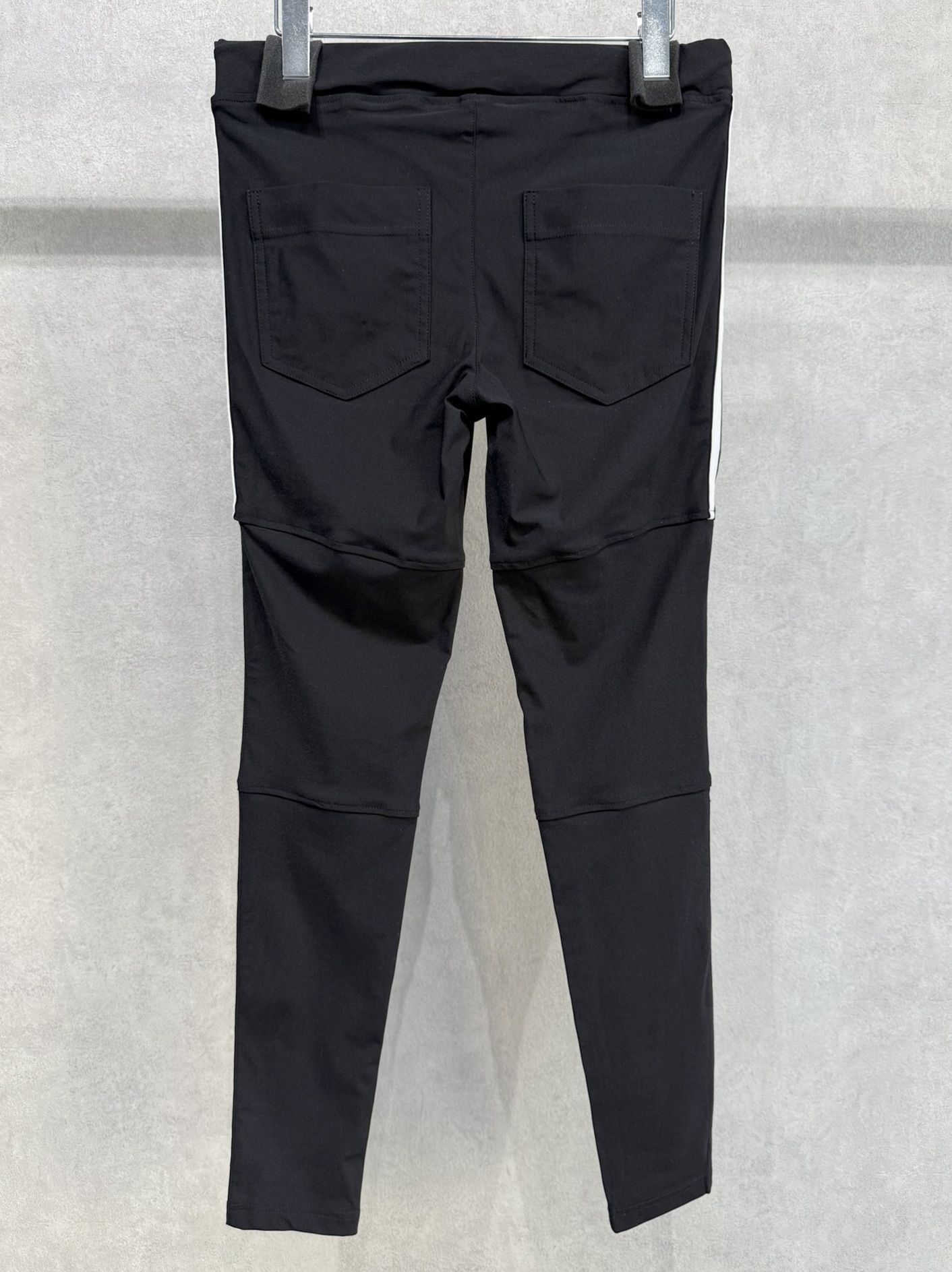 JOHNSON LINE NYLON PT / BASIC-ST-009 / ジョンソンナイロンラインパンツ / ブラック×ホワイト