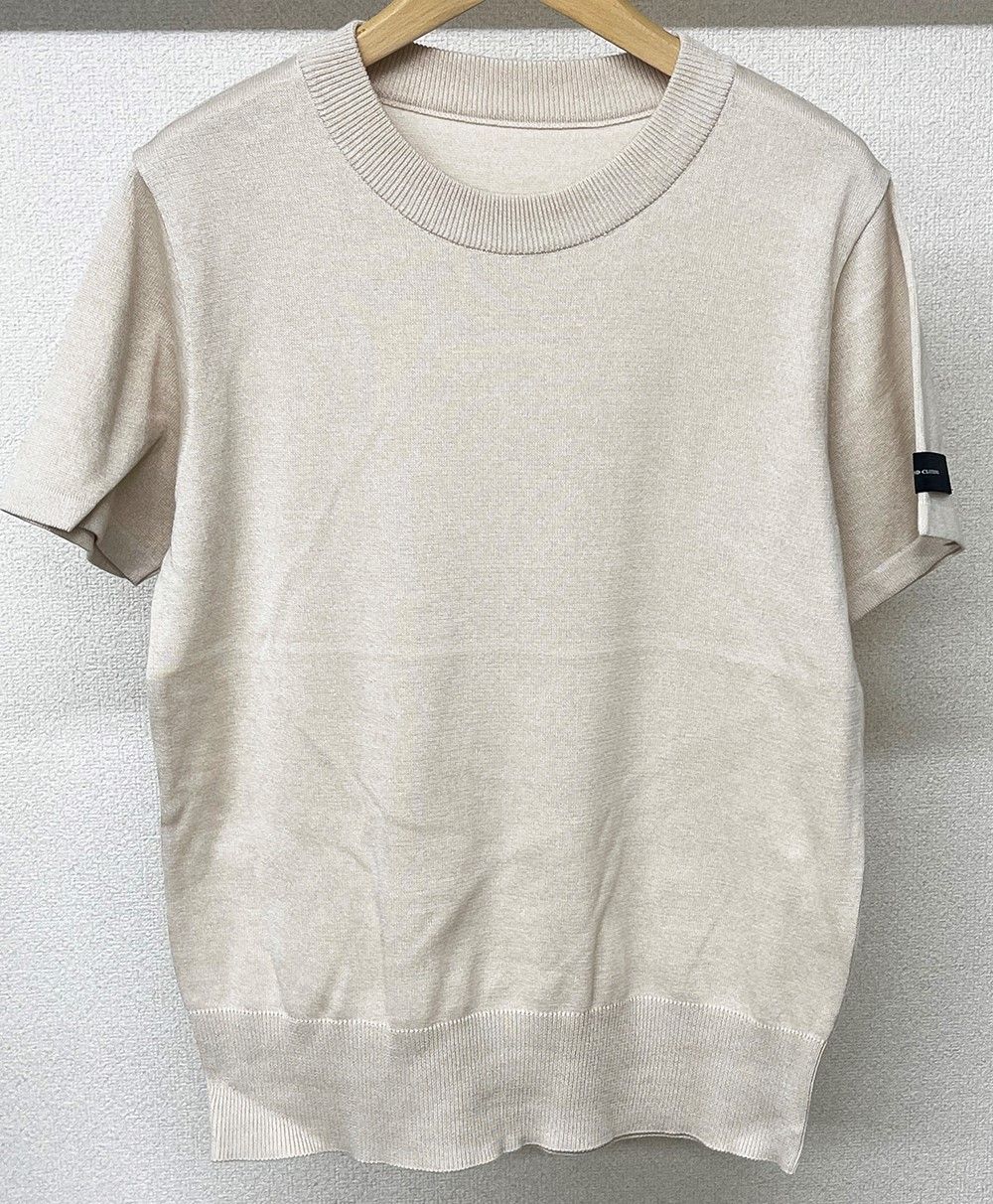 SILK HALF KNT / RC28-K-001 / 無地半袖サマーニット / ベージュ※