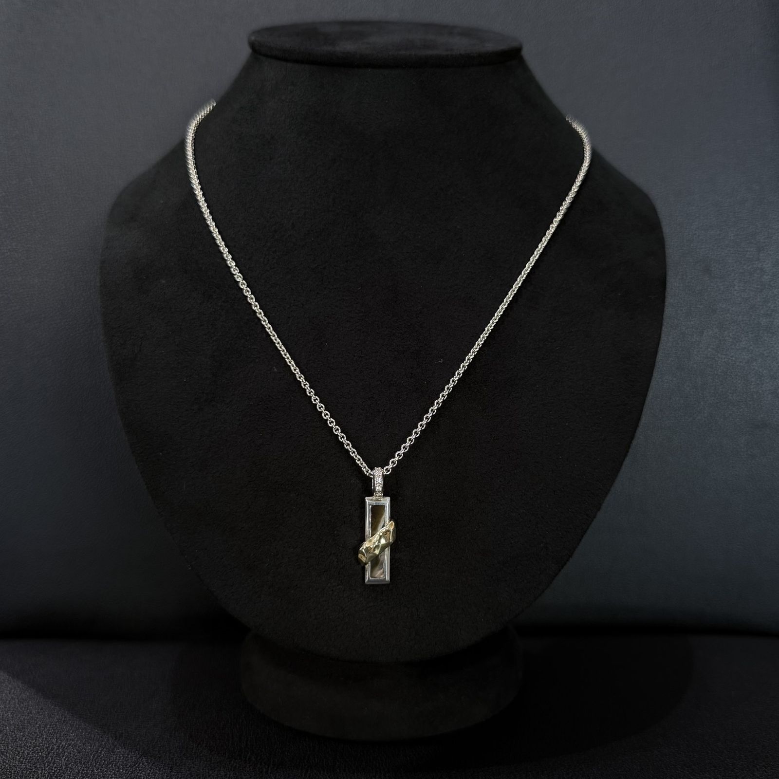 スティックラインペンダント / VLP177WG-BSH / ネックレス