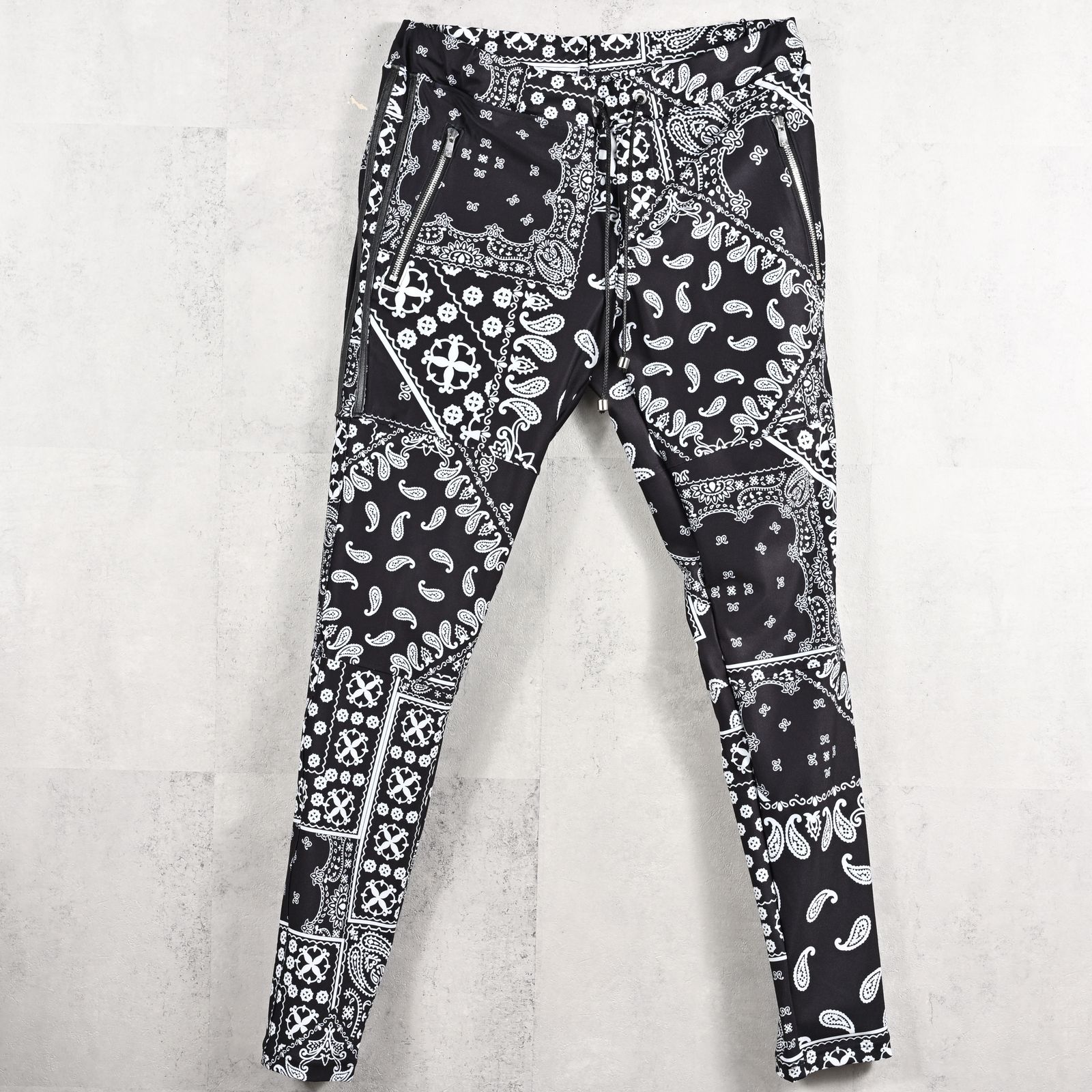 JOHNSON LINE NYLON PT / RC39-ST-009 / ジョンソンナイロンラインパンツ / バンダナブラック (3月上旬入荷予定)