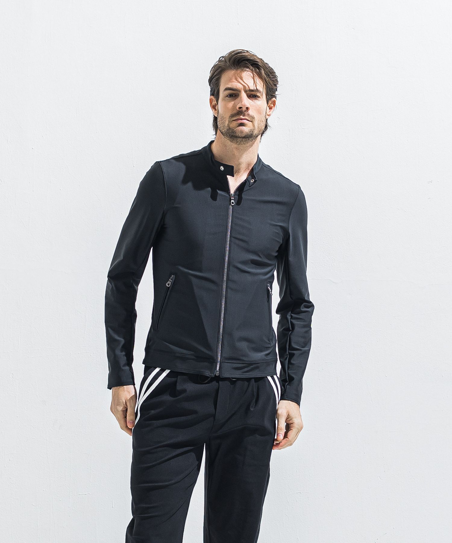 RUSH SB RIDERS / RC40-JK-001 / ラッシュガードシングルライダース / ブラック (5月下旬入荷予定)