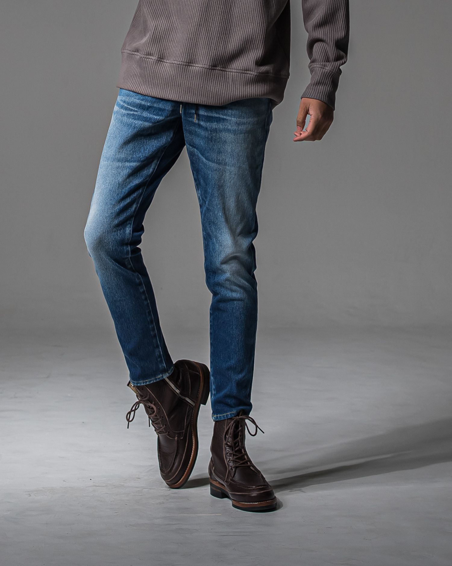 MICK DENIM JERSEY / RC37-ST-020 / デニムジャージテーパードパンツ / ダークインディゴ (9月上旬入荷予定)