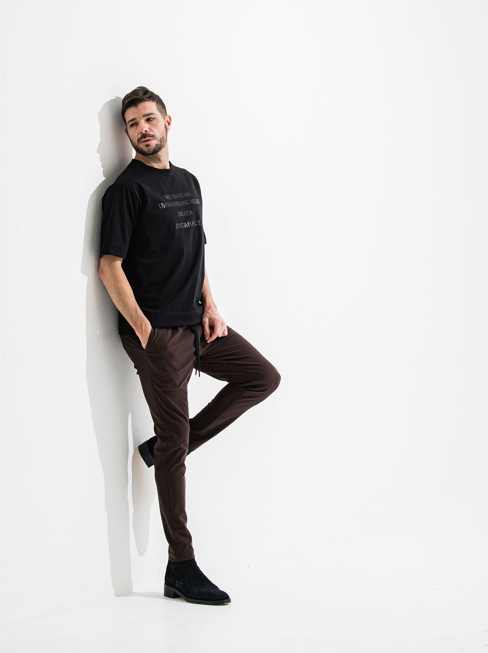 CONCEPT CREW T / OR2-T-005 / プリントTシャツ / ブラック