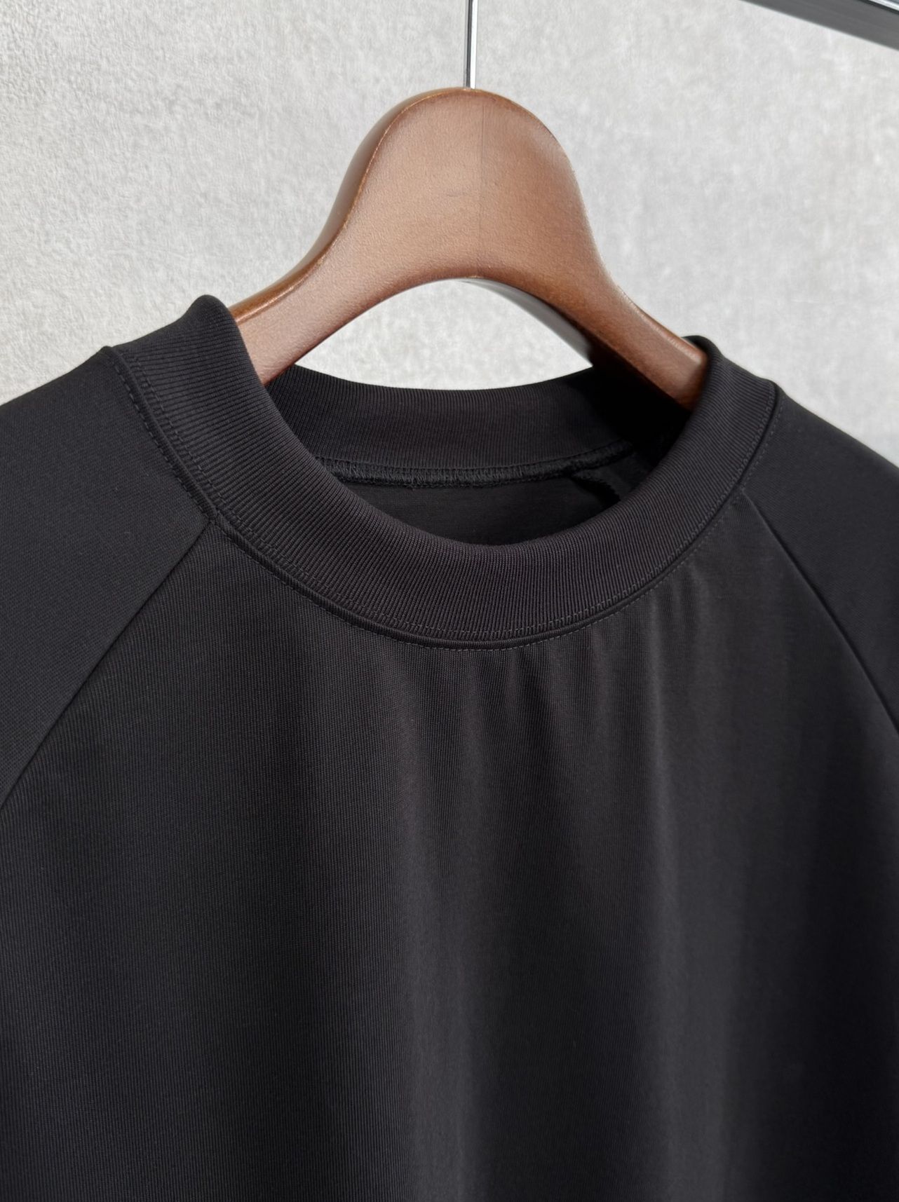 BACK RC RAGLAN OVER TEE / RC39-T-001 / バックロゴラグランビッグTシャツ / ブラック