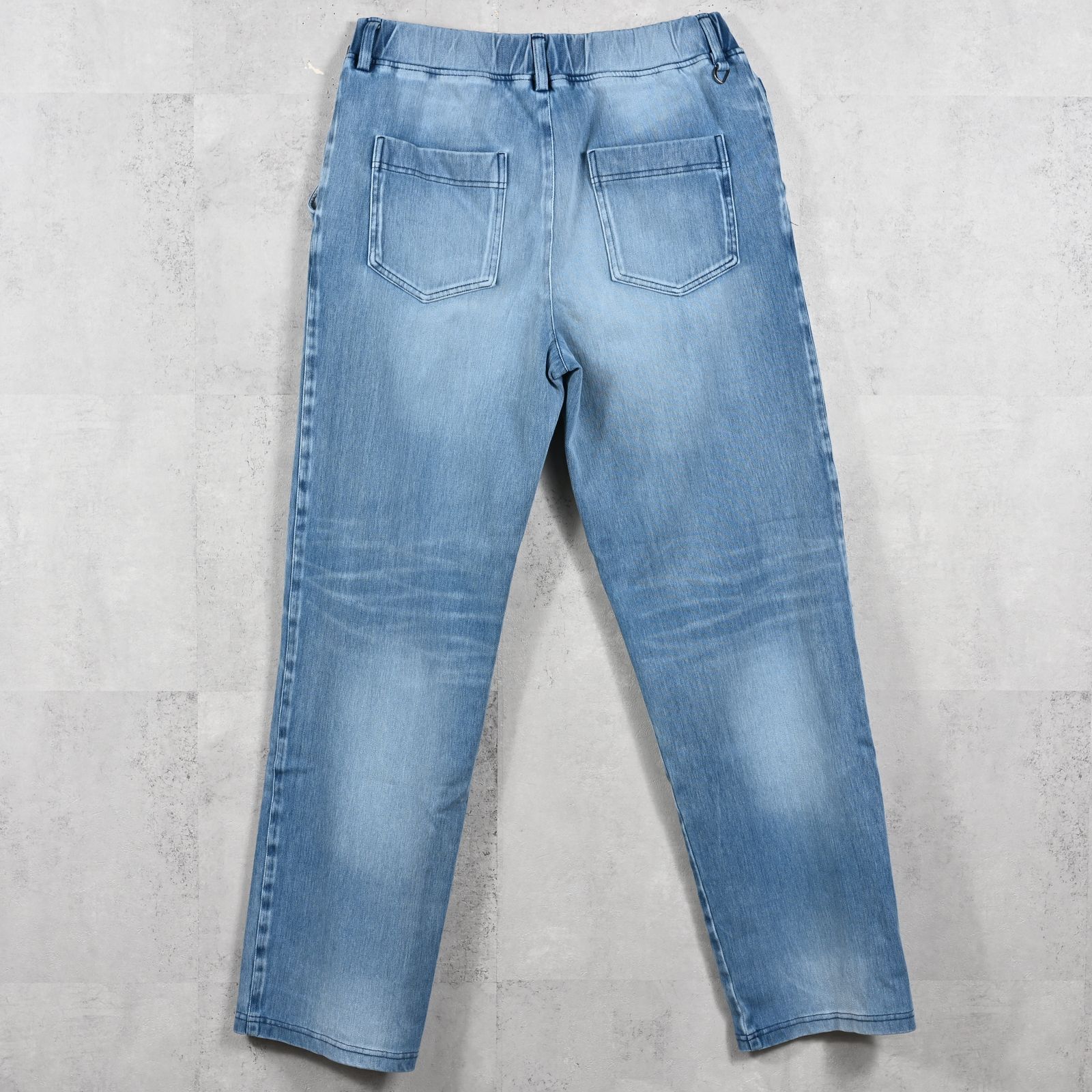 DENIM JERSEY WIDE PT / RC39-ST-016WTD / ライトオンスデニムジャージ ワイドパンツ / ライトインディゴ (2月中旬入荷予定)