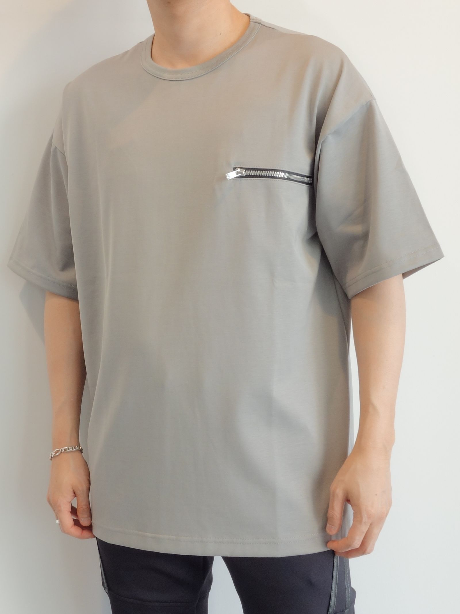 FASTENER POCKET LOOSE TEE / RC24-T-007 / ビッグTシャツ ※