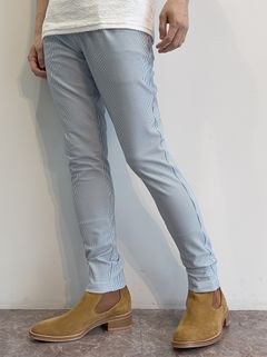 CHRIS EASY TUCK PANTS / RC31-ST-016T / シアサッカーイージータックパンツ / サックス