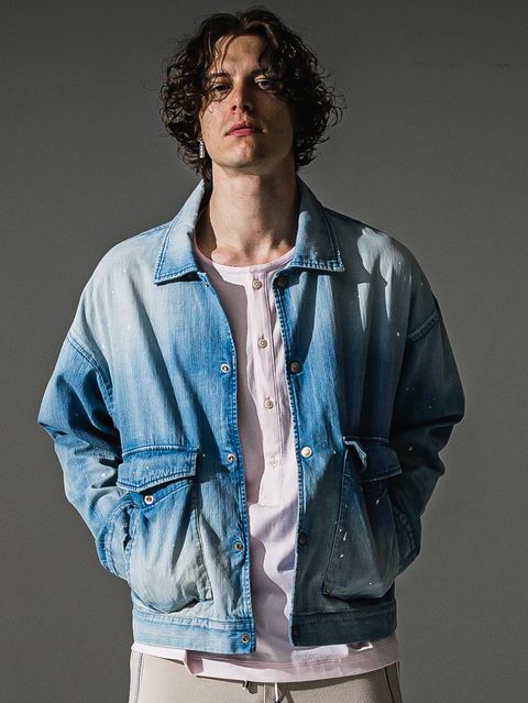 LDENIM AG FLIGHT JACKET / RC41-JK-001 / デニムフライトジャケット / ライトインディゴ (8月中旬入荷予定)