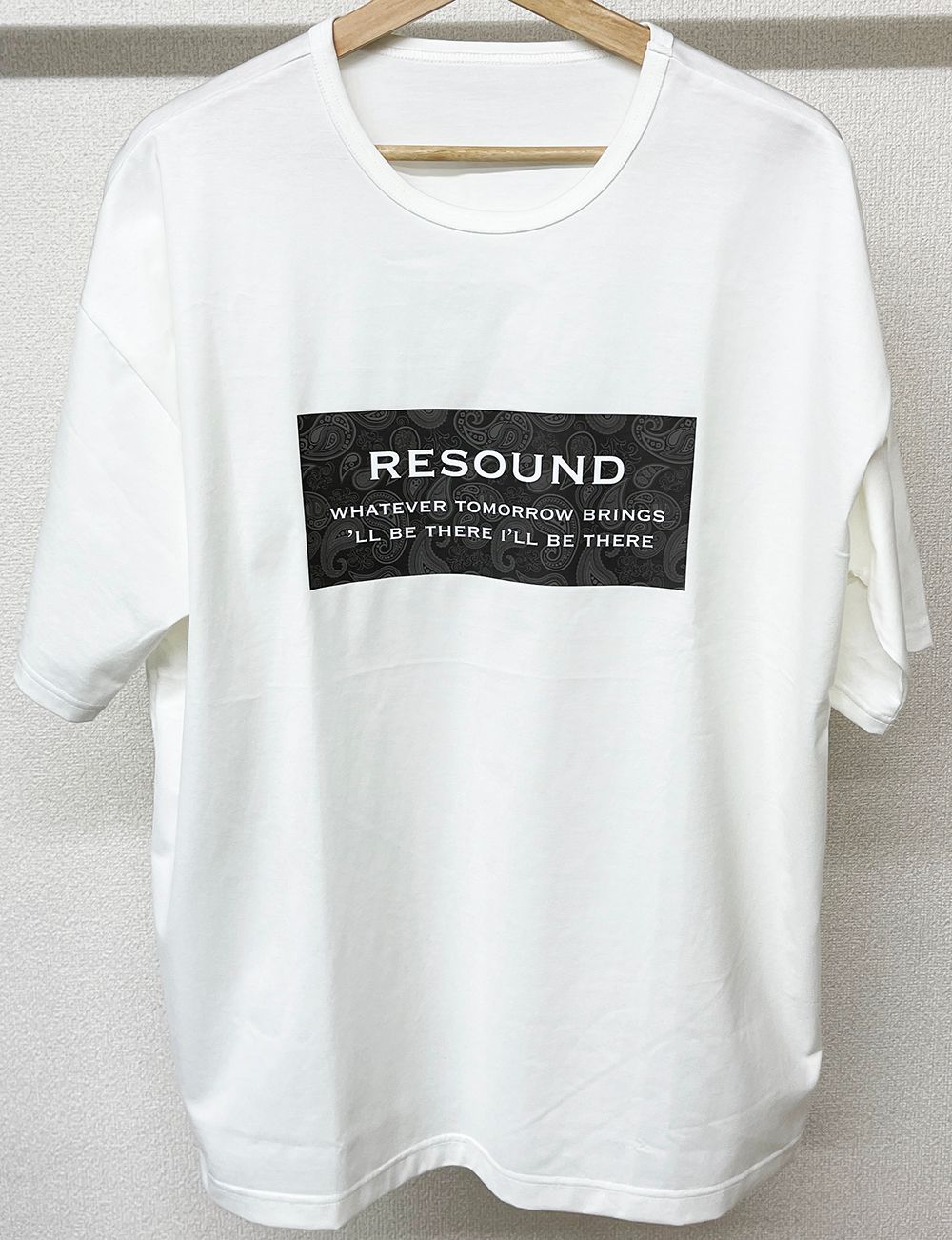 BANDANA BOX ROGO OVER TEE / RC28-T-003 / ボックスロゴビッグTシャツ / ホワイト