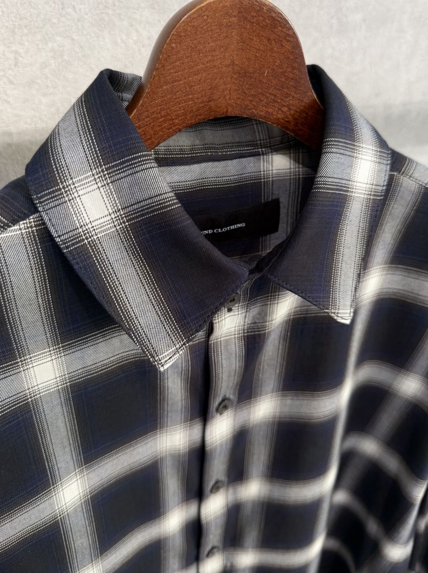 PULL JACK SHIRT / RC39-SH-003 / プルオーバーチェックシャツ / ネイビー