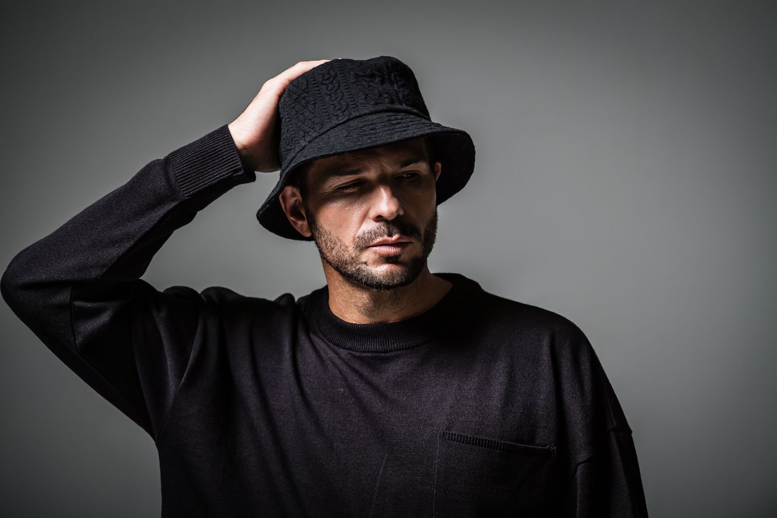 ROPE SWEAT BUCKET HAT / RC30-CAP-003 / バケットハット / ブラック